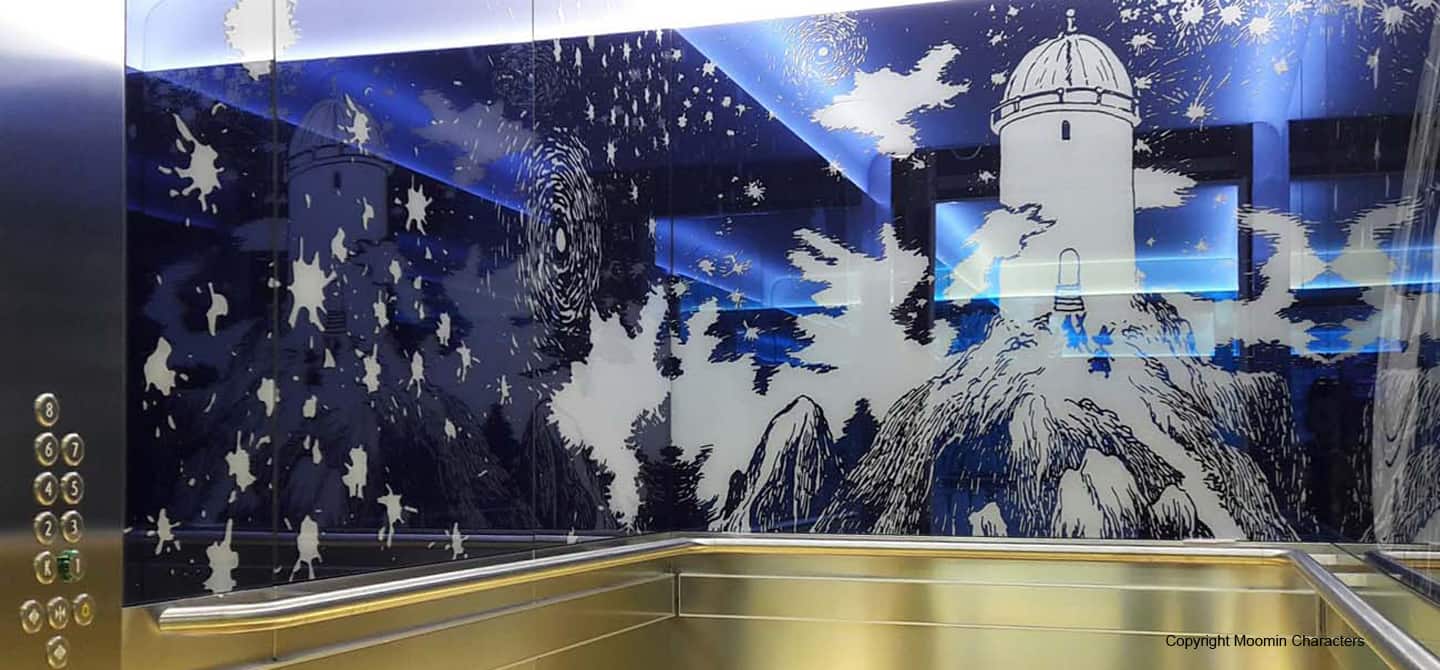 Adding magic to the elevator ride